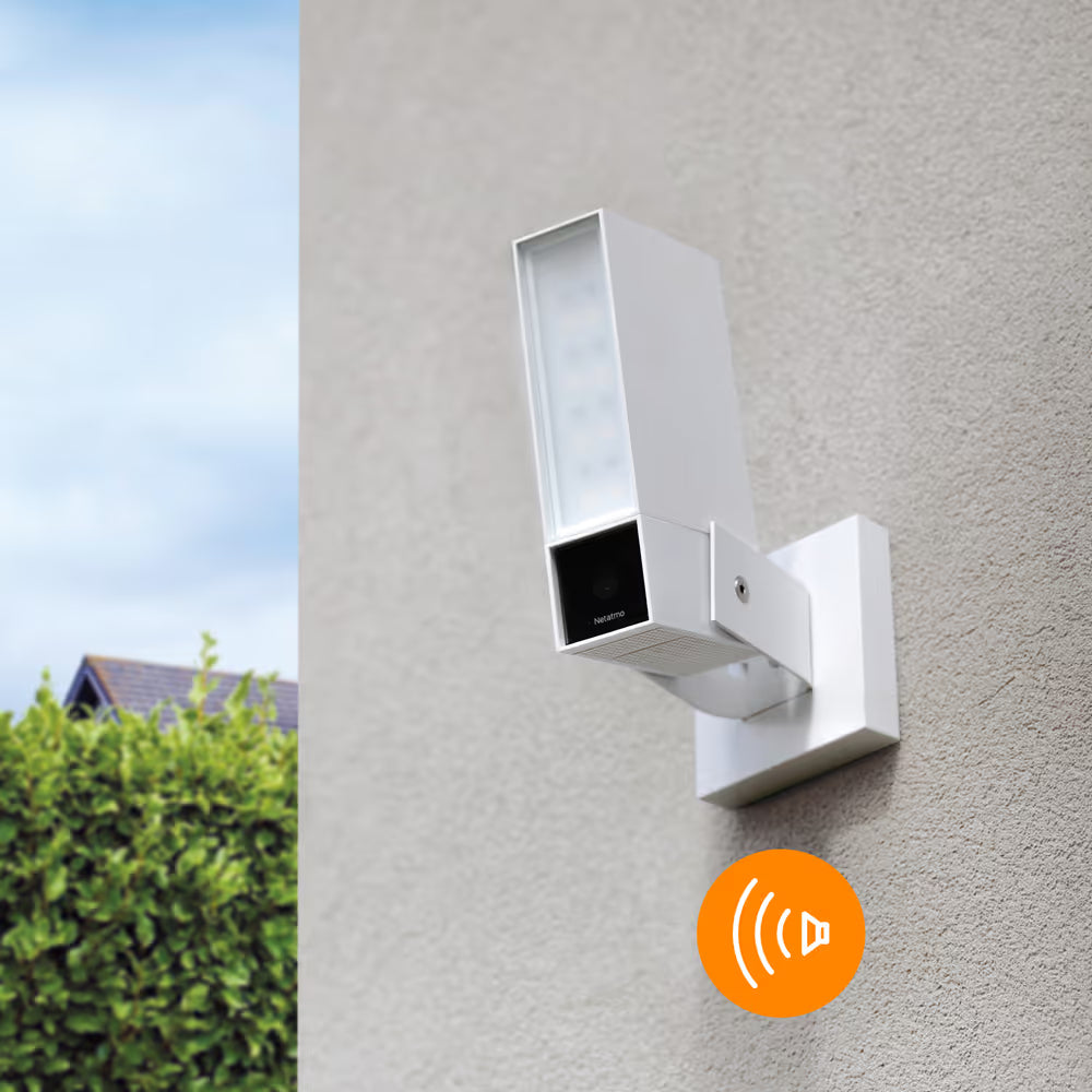 Netatmo Presence - Videocamera Intelligente di sicurezza esterna con Sirena - Bianco